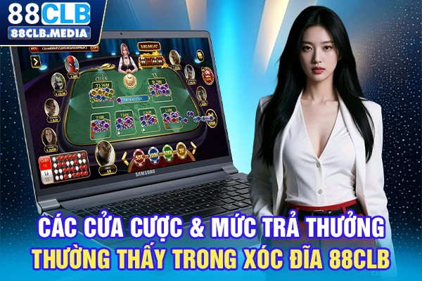 Xóc Đĩa 88CLB, Bộ Môn Giải Trí Sinh Lời Cực Hời Tại Nhà Cái Các cửa cược & mức trả thưởng thường thấy trong Xóc Đĩa 88CLB
